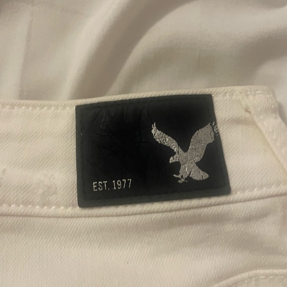 ae low rise white shorts - Picture 3 of 5